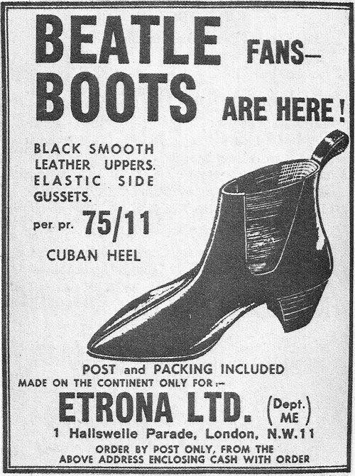Beatle Boots Advert