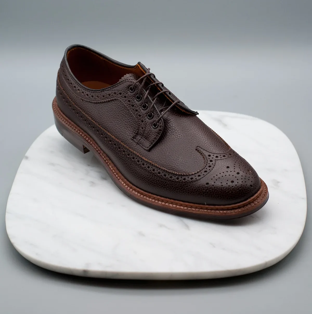 Dashing Chicago x Alden - Madison Longwing - Brown JS Grain Leather