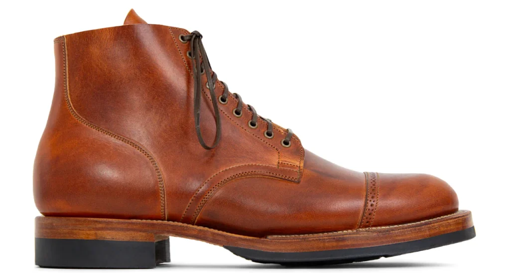 Viberg service boot—2030 last—Horween Leather English Tan Cypress