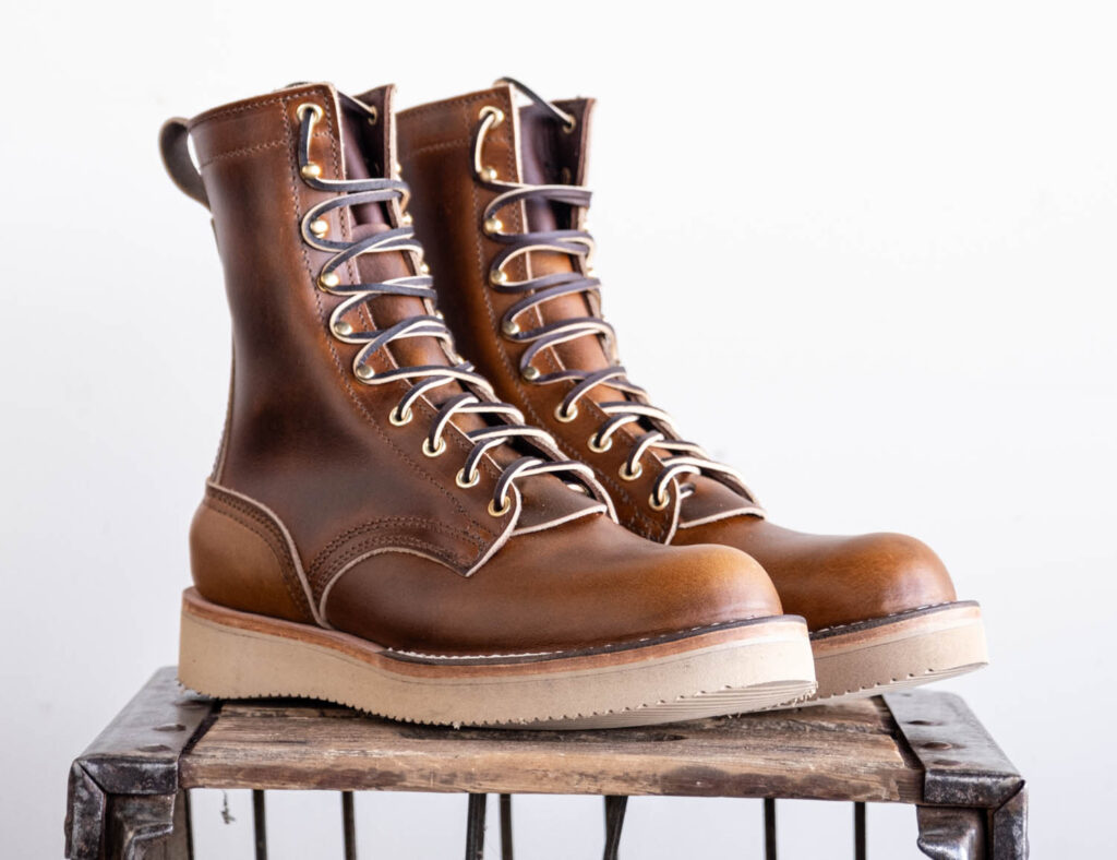 Nicks Boots—Traveler—Horween Shackleton Cognac Leather