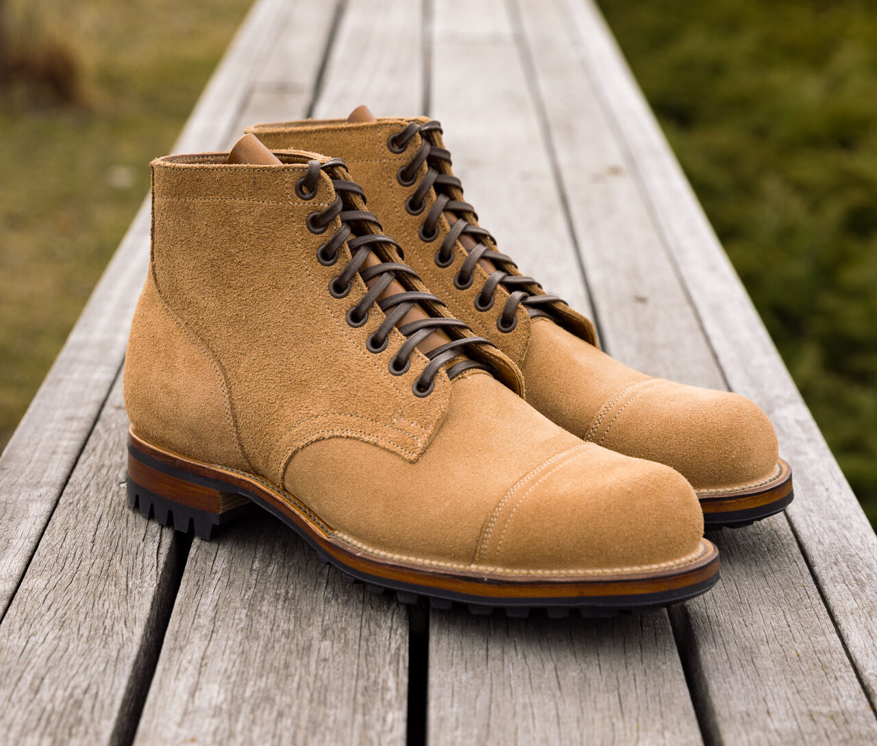 Brooklyn Clothing x Viberg - Service Boot 2040 - Marine Field Shoe Roughout