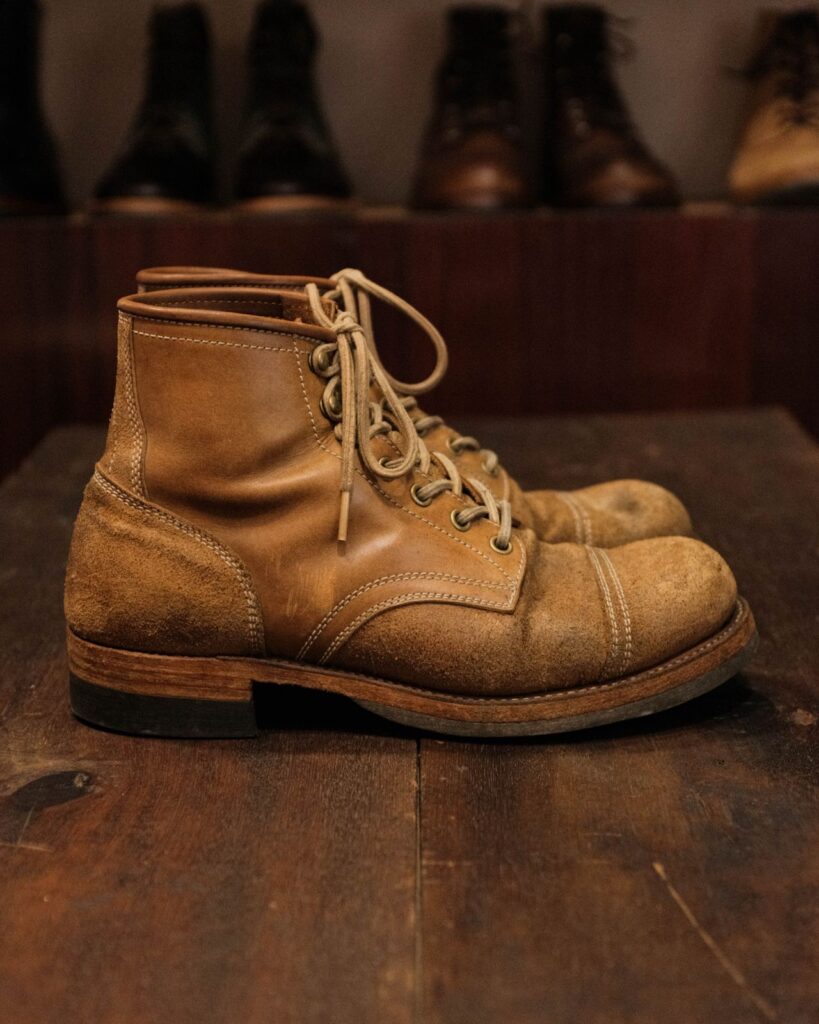 Stitchdown Patina Thunderdome—Akito Heritage Boots