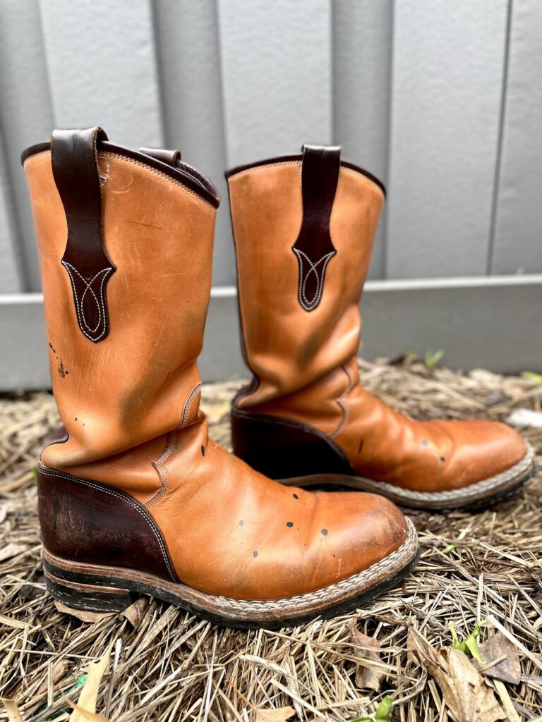 Stitchdown Patina Thunderdome—Amara Hark-Weber—wickett & craig natural glazed harness