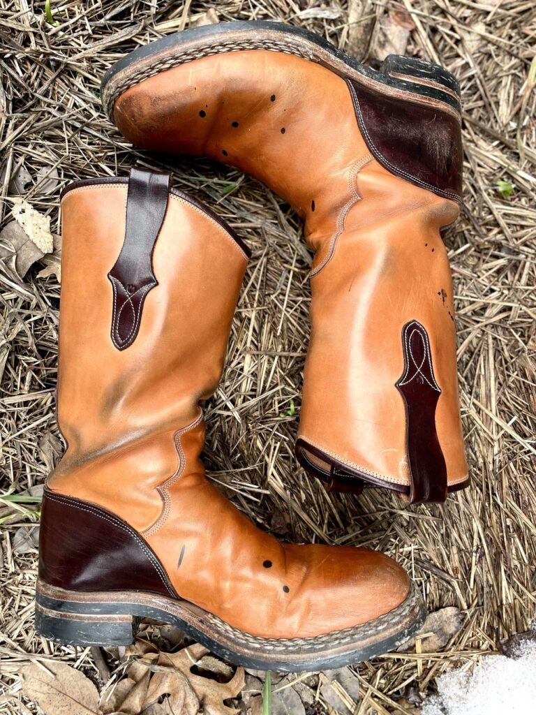 Stitchdown Patina Thunderdome—Amara Hark-Weber—wickett & craig natural glazed harness