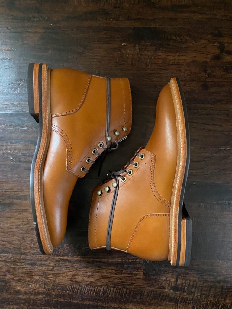 Stitchdown Patina Thunderdome—Grant Stone Diesel—Badalassi Carlo Saddle Tan Minvera