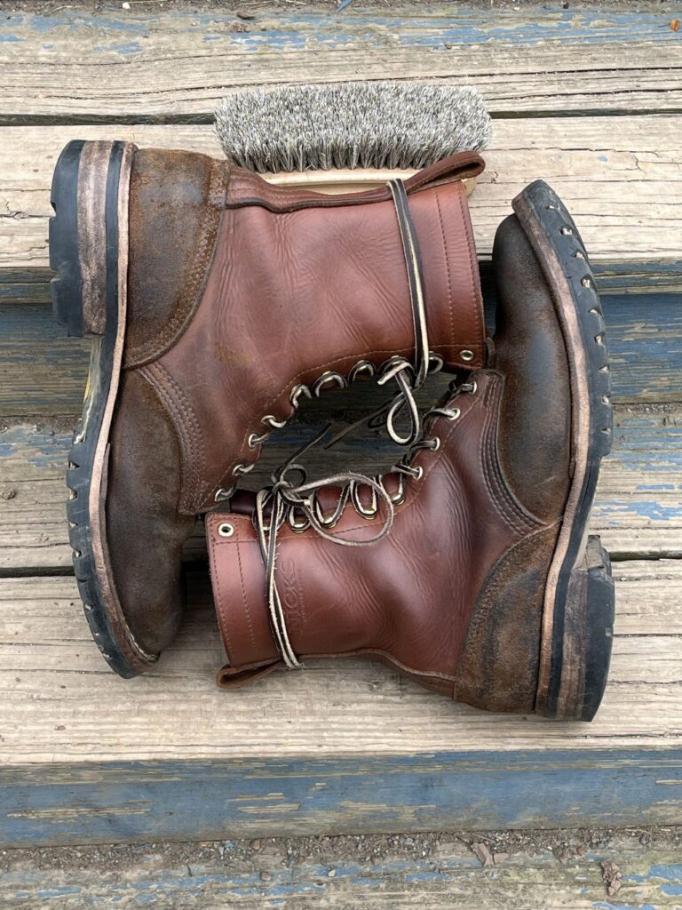 Stitchdown Patina Thunderdome—Nicks Builder Pro—Seidel 1964 Brown Roughout