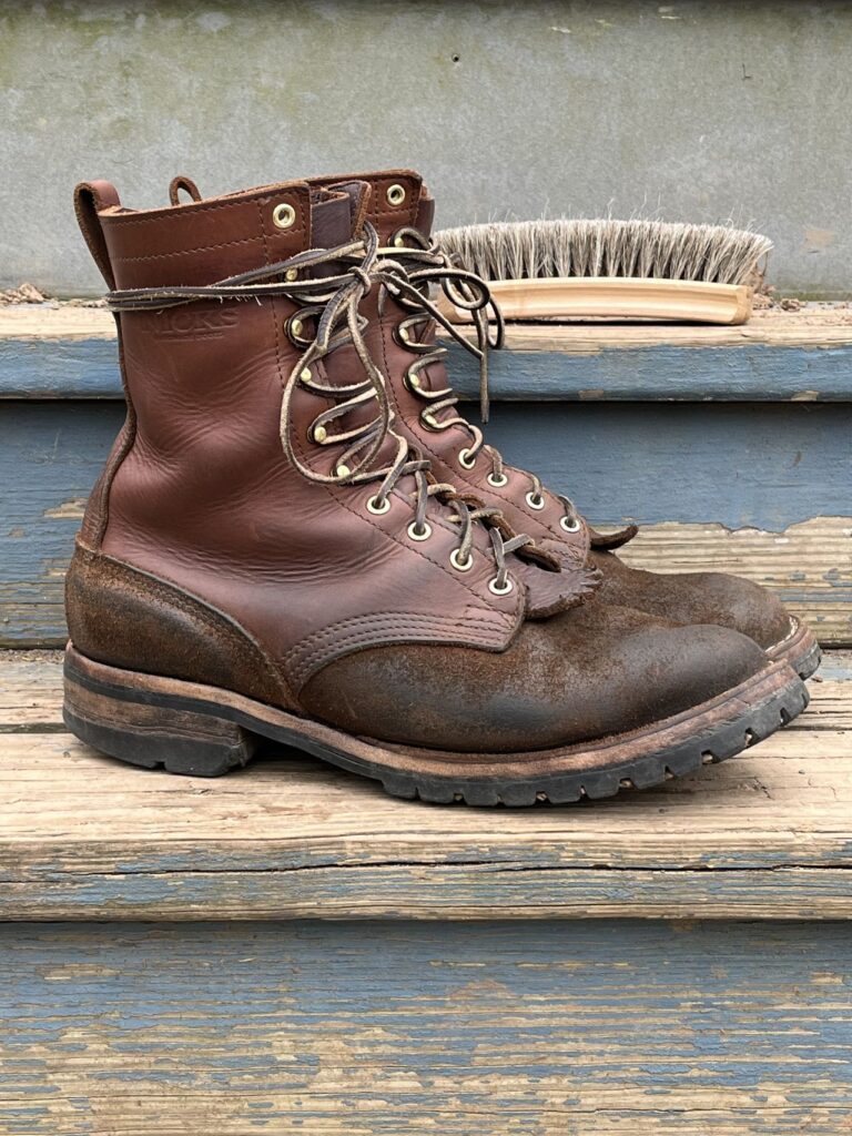 Stitchdown Patina Thunderdome—Nicks Builder Pro—Seidel 1964 Brown Roughout