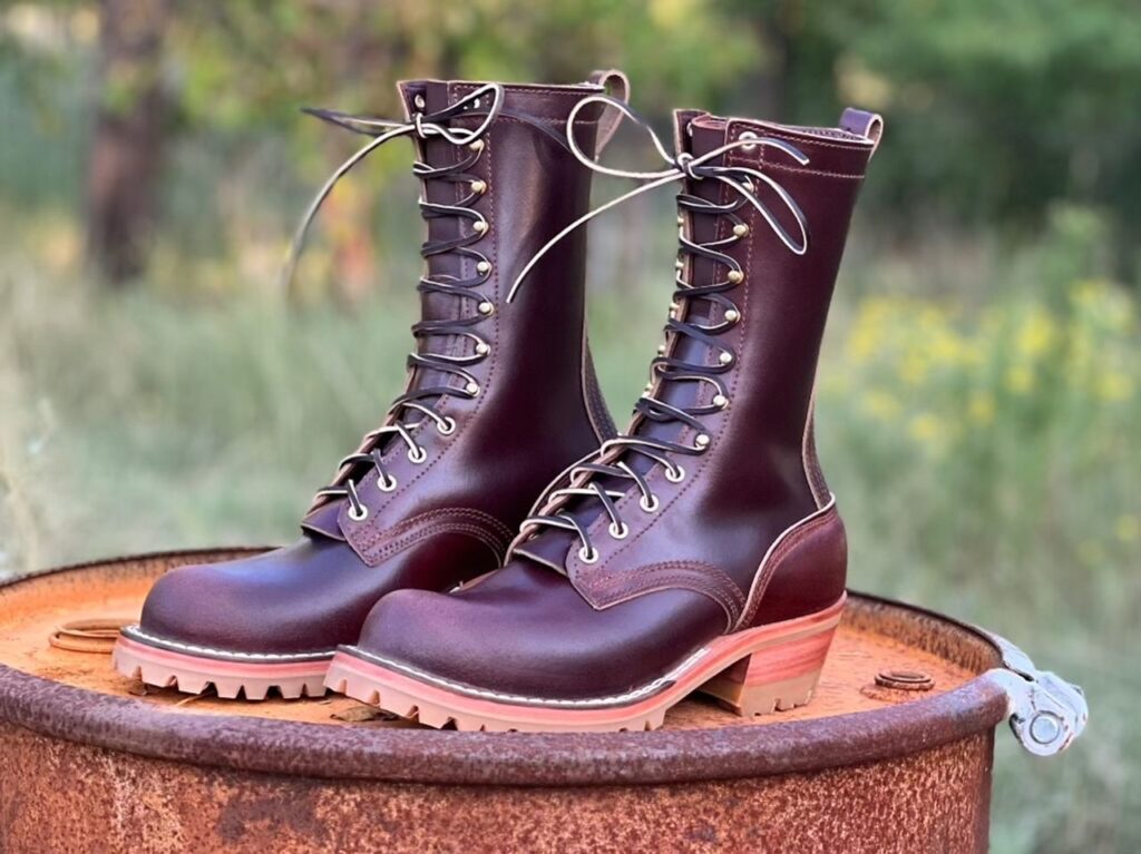 Stitchdown Patina Thunderdome—Nicks Builder Pro MTO Horween Tan Waxed Flesh