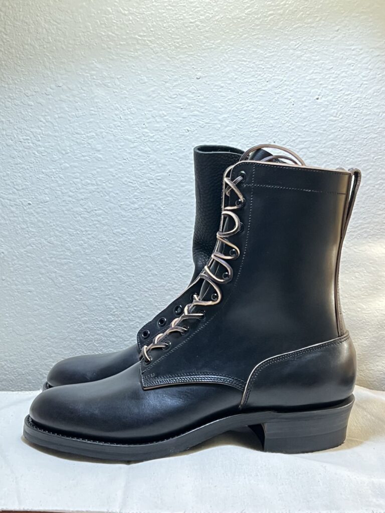 Stitchdown Patina Thunderdome—Rolling Dub Trio Griffin—Black Horsehide