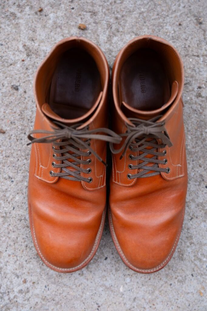 Stitchdown Patina Thunderdome—Viberg x Brooklyn Clothing Service Boot—Maryam Color 1060 Horsebutt