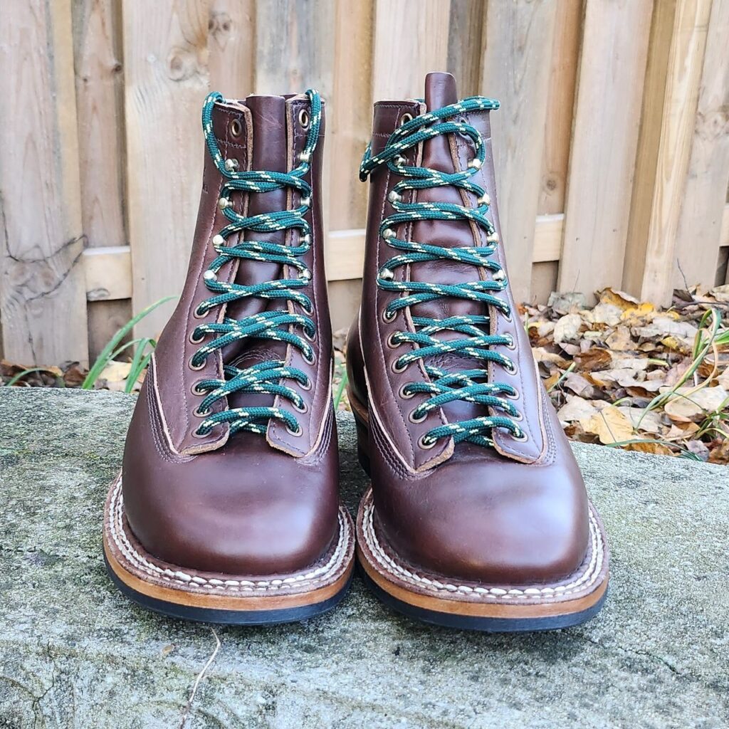 Stitchdown Patina Thunderdome—White's Bounty Hunter Lace To Toe—Horween Brown CXL