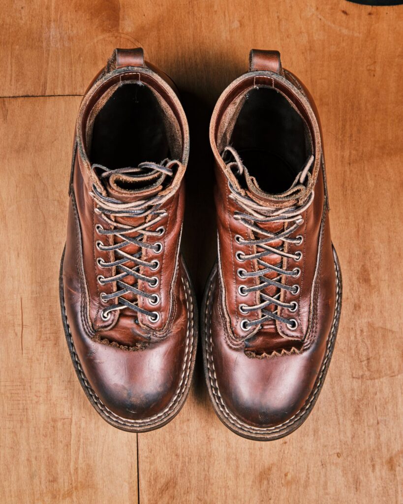 Stitchdown Patina Thunderdome—Whites c350 Cutter Seidel British Tan Double Shot