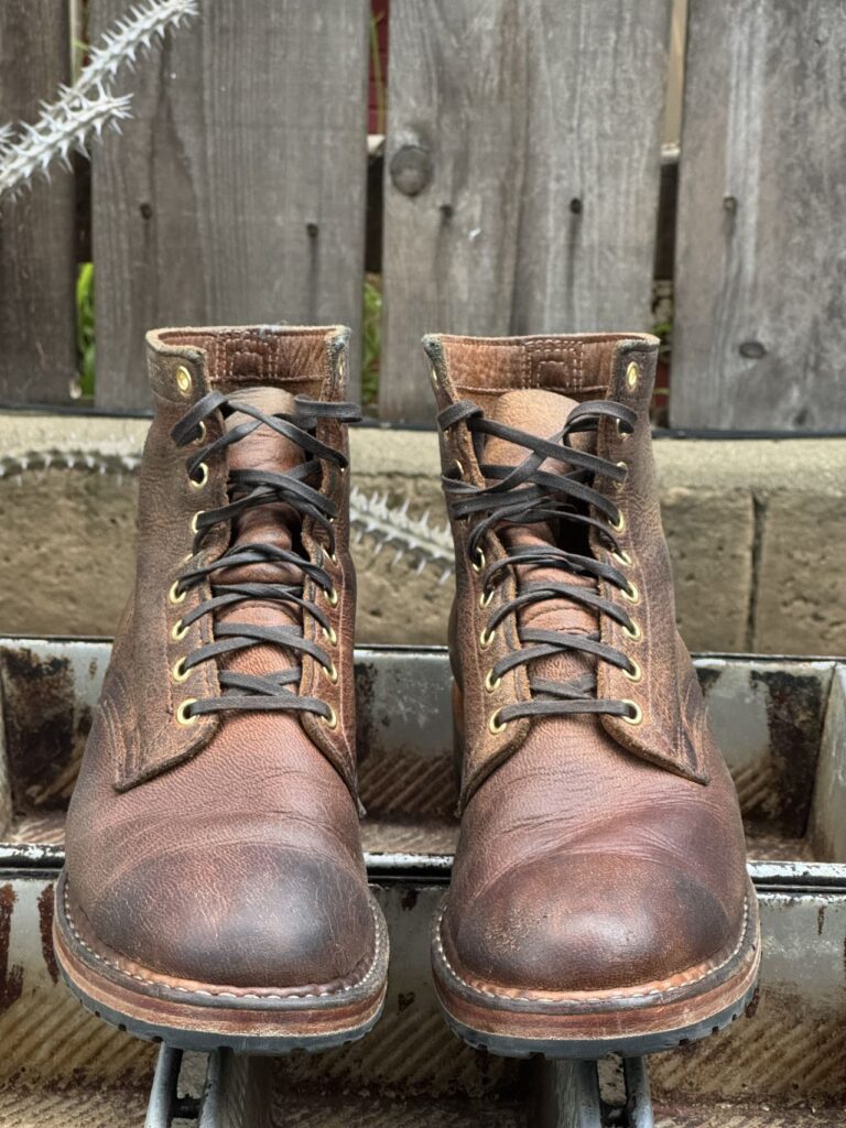 Stitchdown Patina Thunderdome—White's Boots x Division Road MP Sherman—CF Stead Rosewood New Unicorn