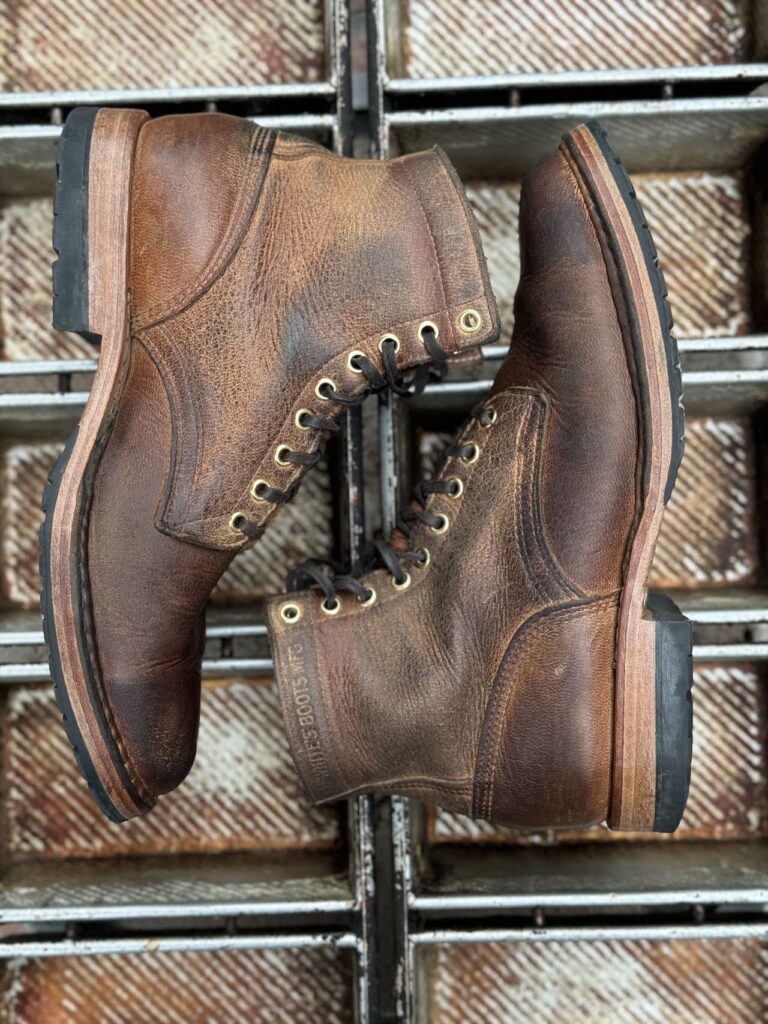 Stitchdown Patina Thunderdome—White's Boots x Division Road MP Sherman—CF Stead Rosewood New Unicorn