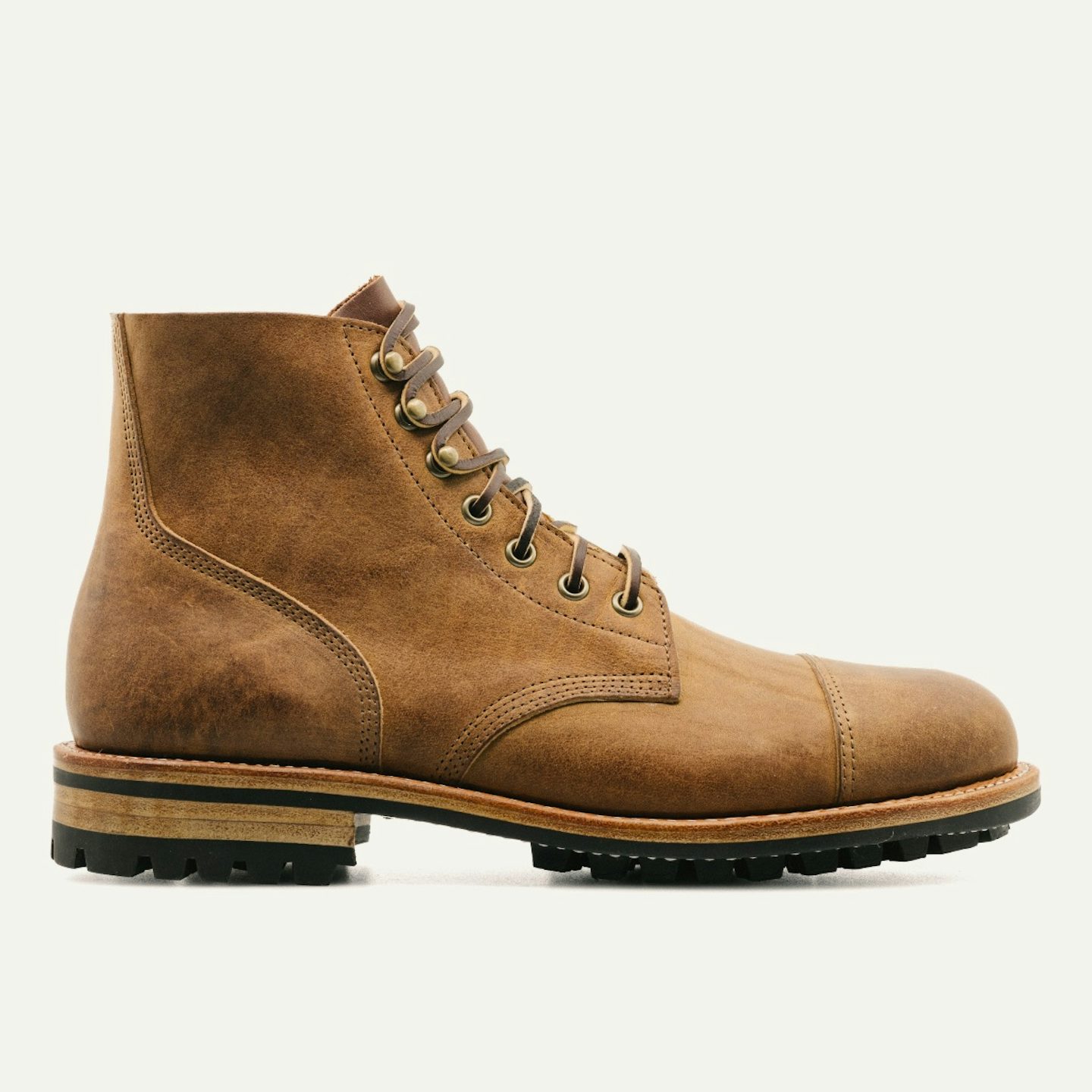 Oak Street Bootmakers - Cap-Toe Field Boot - Brown Slider