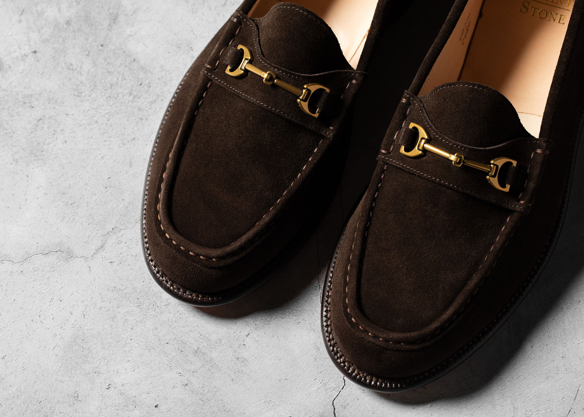 Grant Stone - Bit Loafer - Espresso Suede