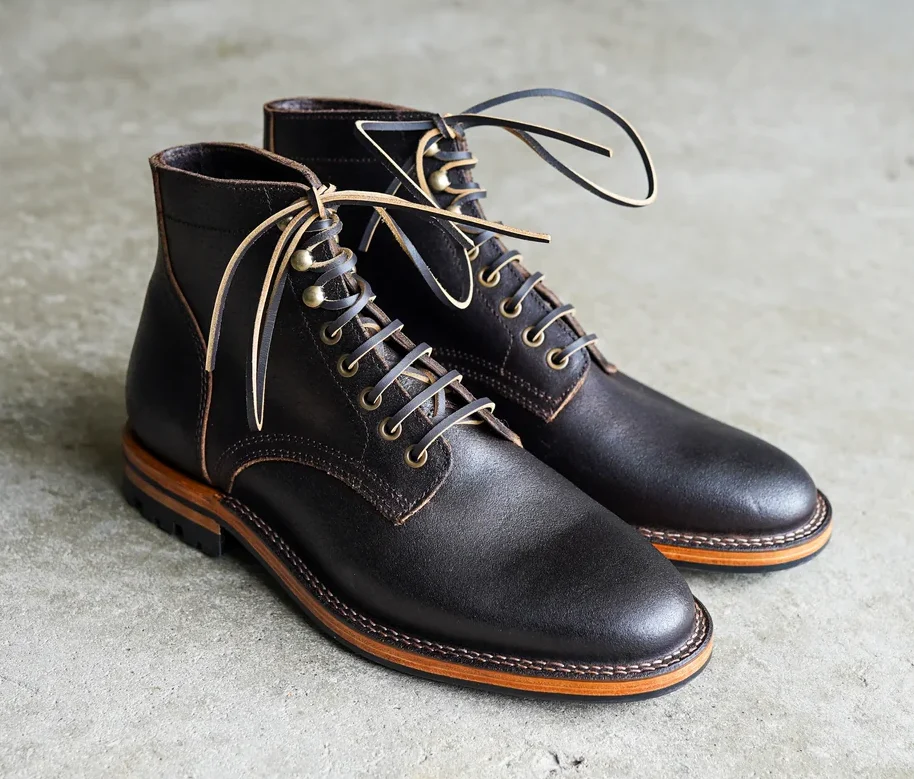 Parkhurst - Allen Stitchdown - Brown Waxed Flesh