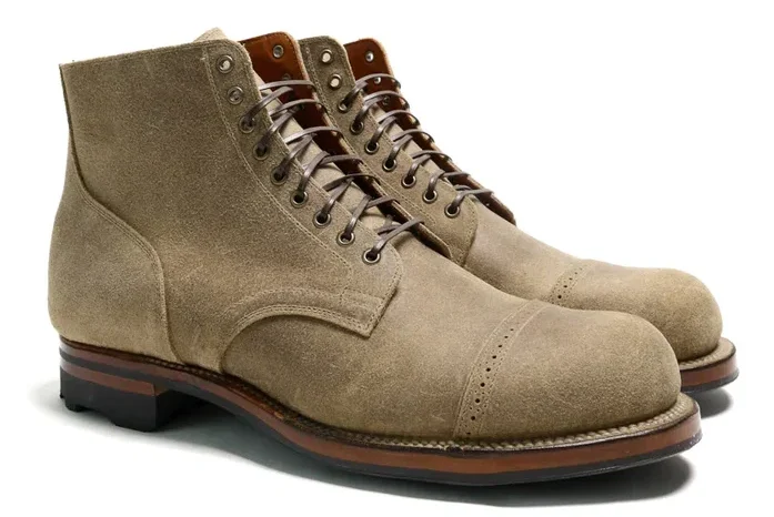 Brooklyn Clothing x Viberg - 2040 Service Boot BCT - Desert Sand Waxy Commander
