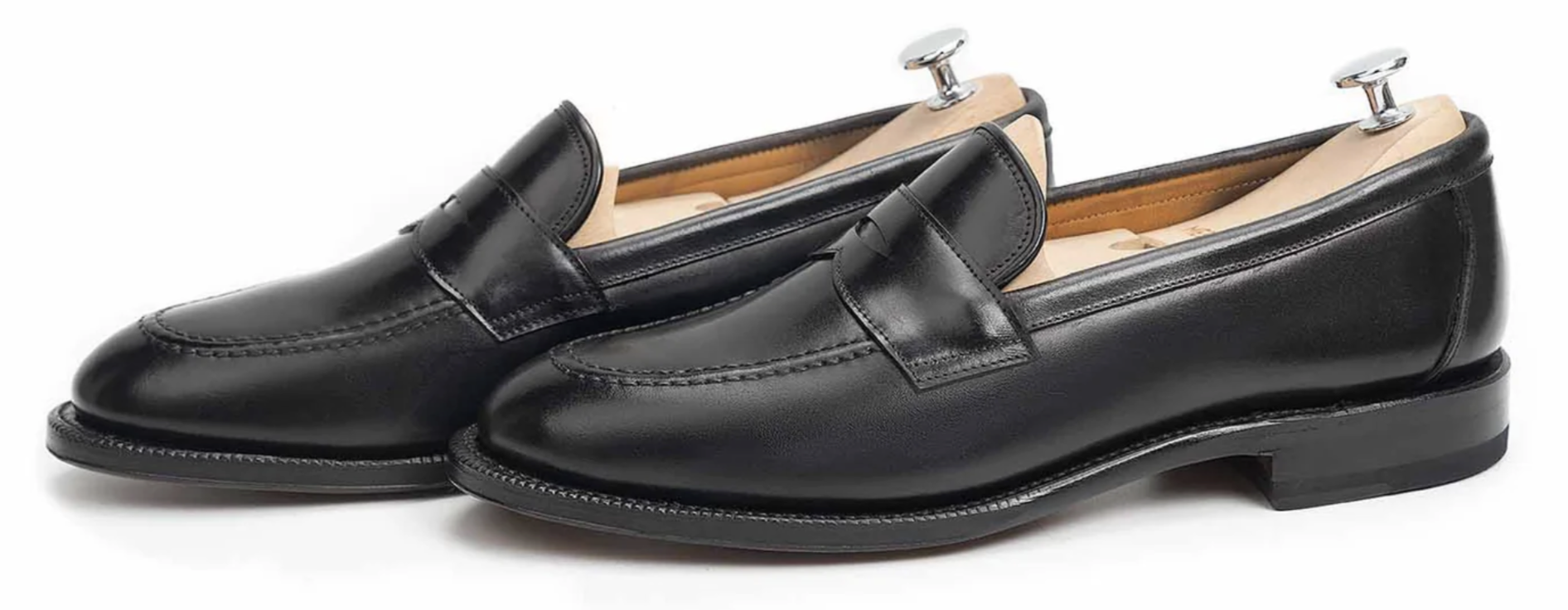 Meermin - 50145 Penny Loafer - Black Heritage Shell Cordovan