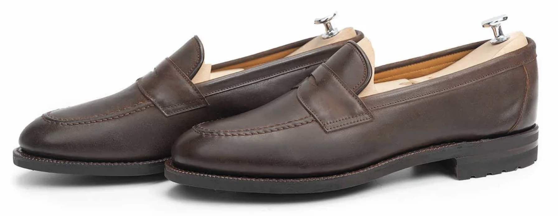 Meermin - 50145 Penny Loafer - Brown Waxy Shell Cordovan