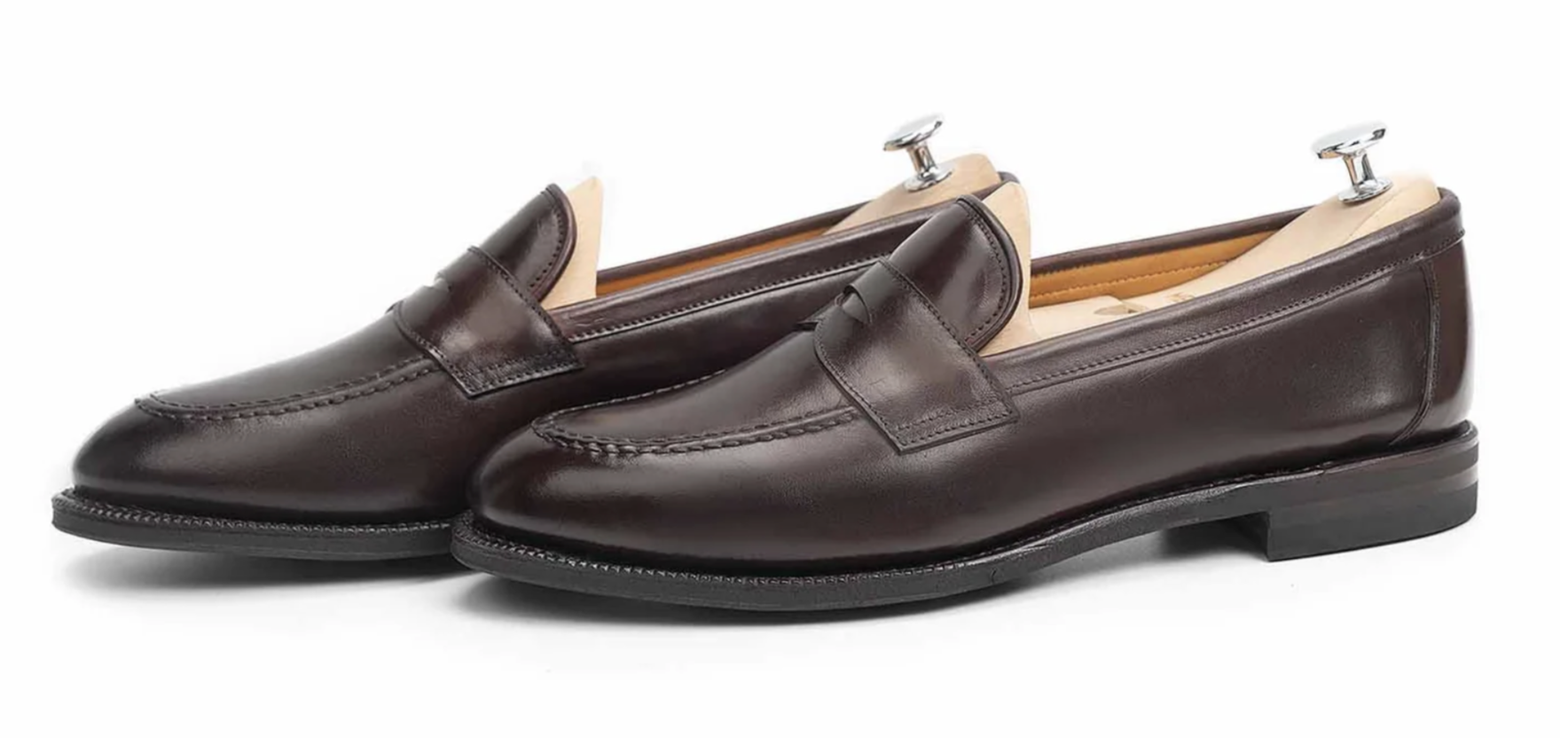 Meermin - 50145 Penny Loafer - Burgundy Heritage Shell Cordovan