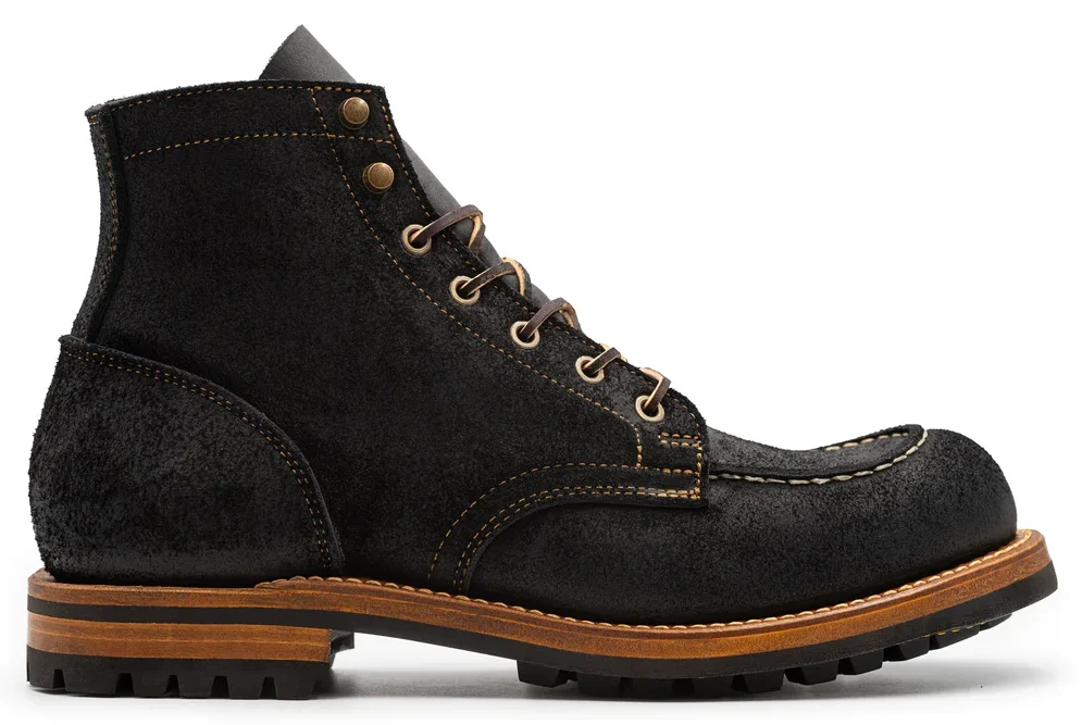 Truman - Moc Toe - Black Oiled Rough Out