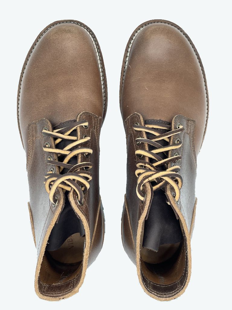 Viberg 2040 Service Boot - Natural Waxed Flesh