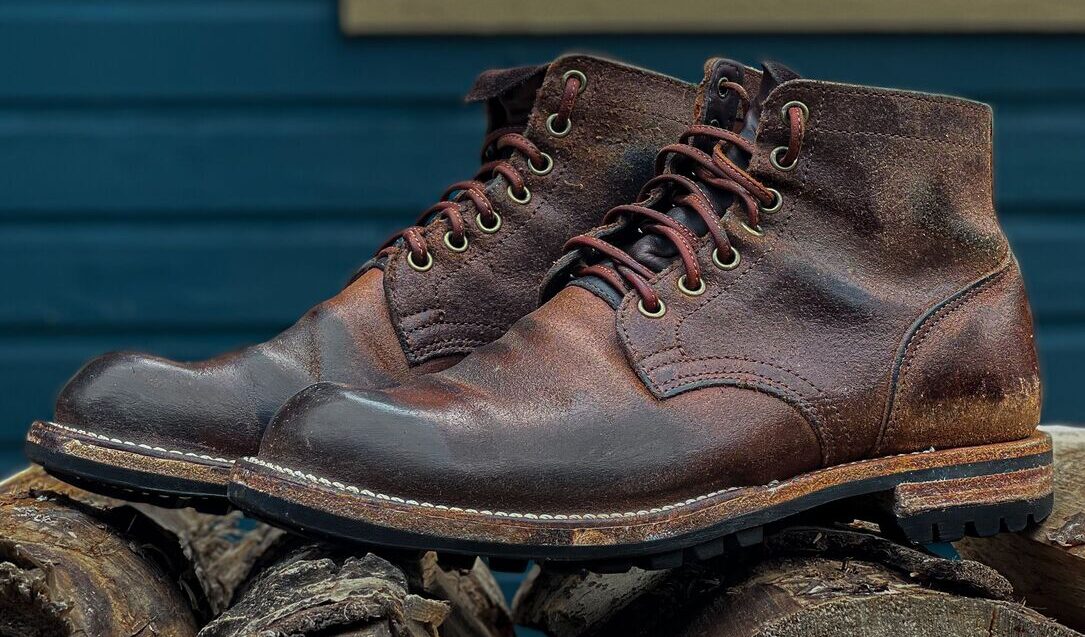Viberg 2040 Service Boot - Natural Waxed - Flesh