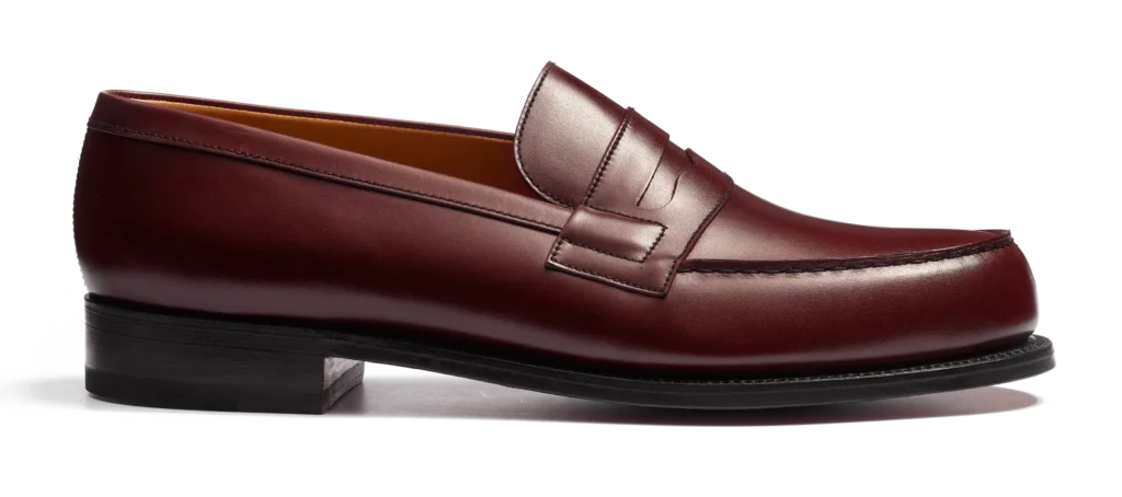 JM Weston - 180 - Burgundy Box Calf