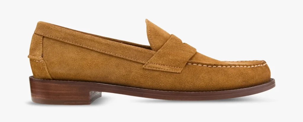 Sid Mashburn - Handsewn Penny Loafer - Tobacco Suede
