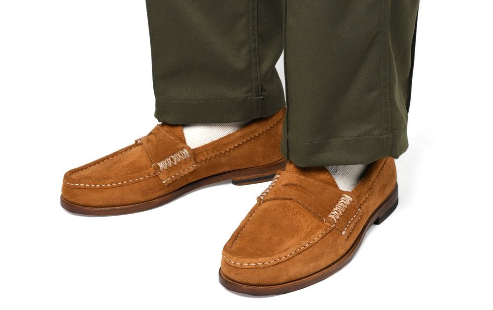 Yuketen - Rob's Penny Loafer - Brown Roughout