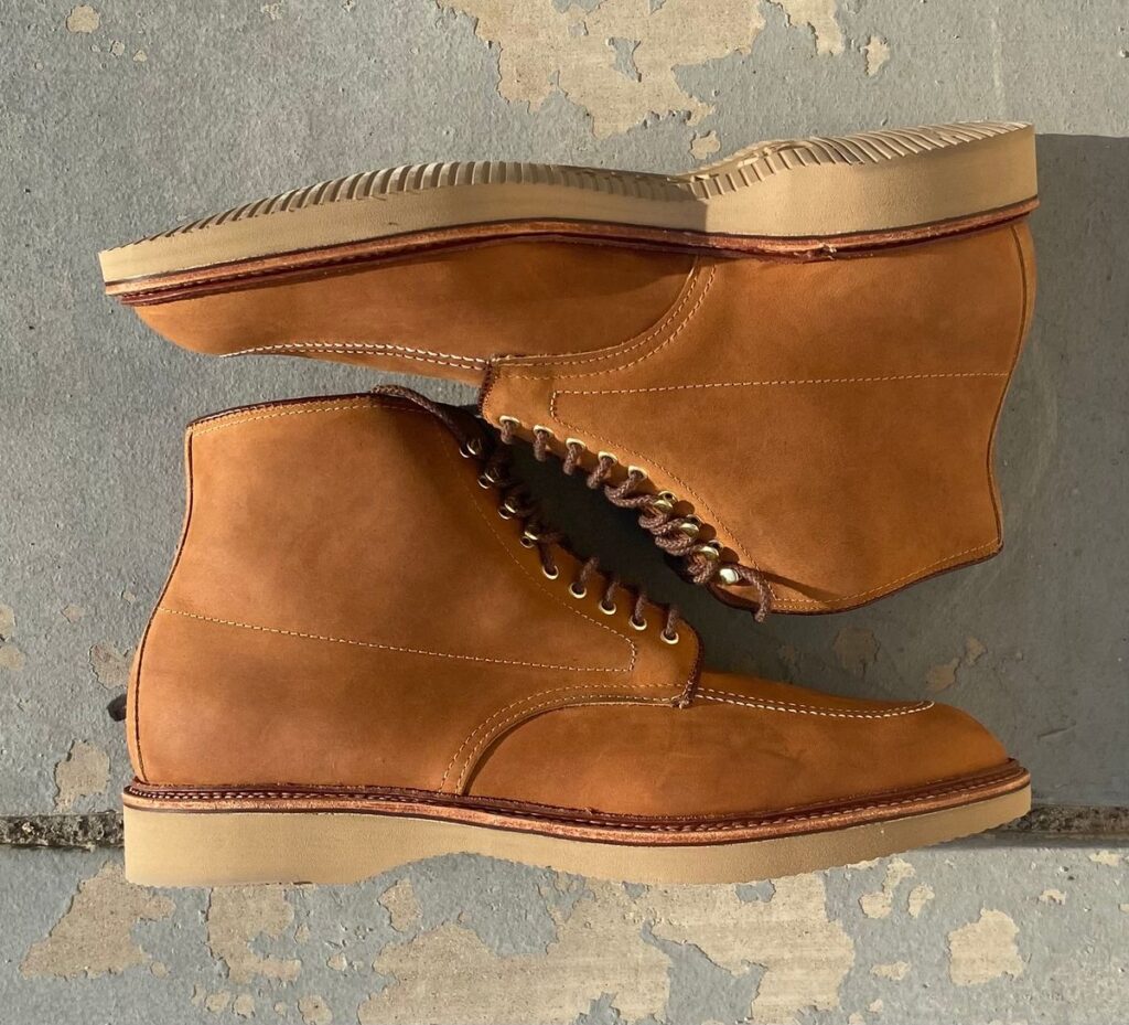 Alden Indy Boot—Horween Tan Smooth Chamois