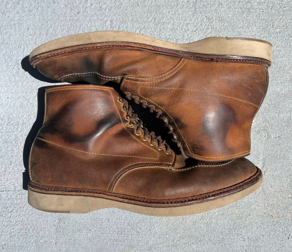 Alden Indy Boot—Horween Tan Smooth Chamois