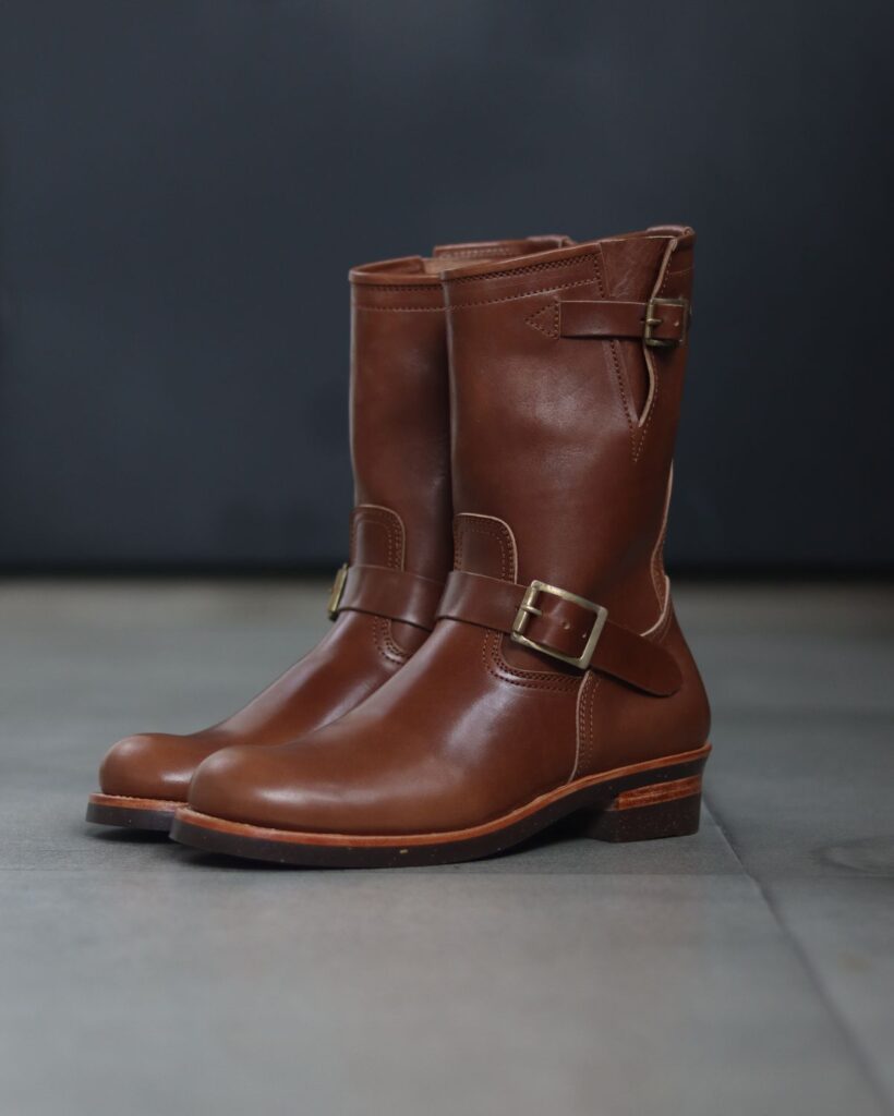 Briselblack The Keeper Type 2 Engineer Boot—Maryam Toscanello Waxed Horsebutt