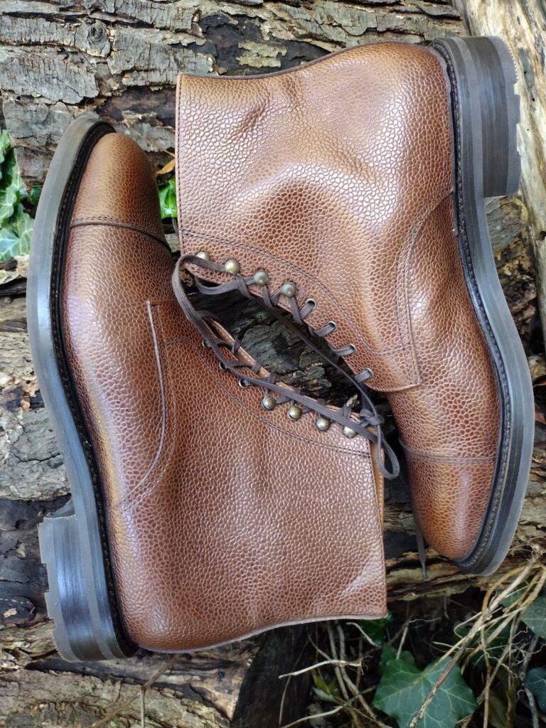 Caswell Boot Co Wilson Du Puy Dark Brown Country Calf
