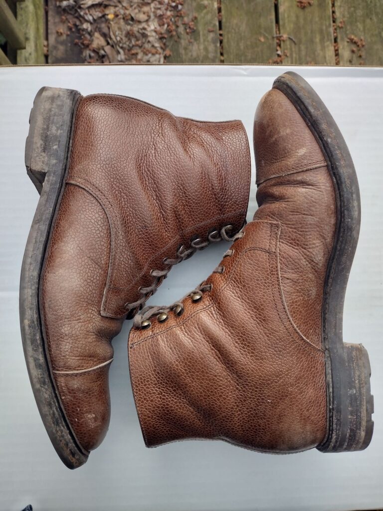 Caswell Boot Co Wilson Du Puy Dark Brown Country Calf