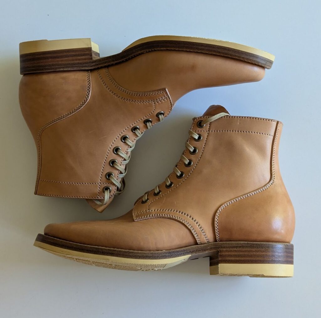 Flame Panda Service Boot—Maryam Natural Horsebutt