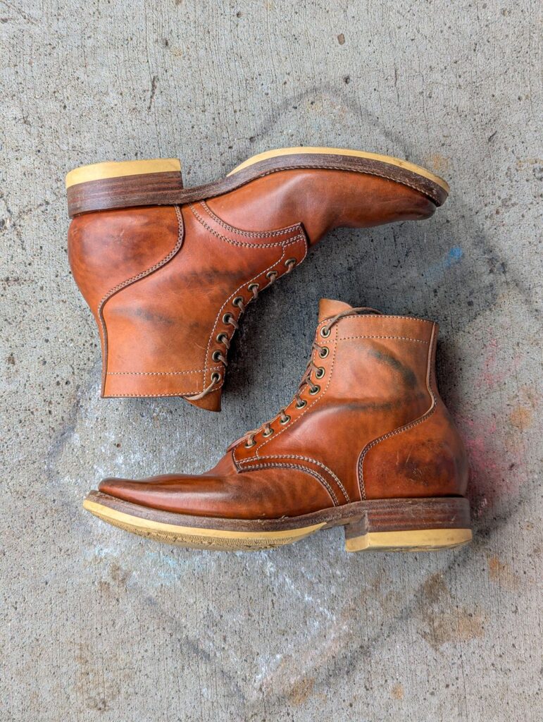 Flame Panda Service Boot—Maryam Natural Horsebutt