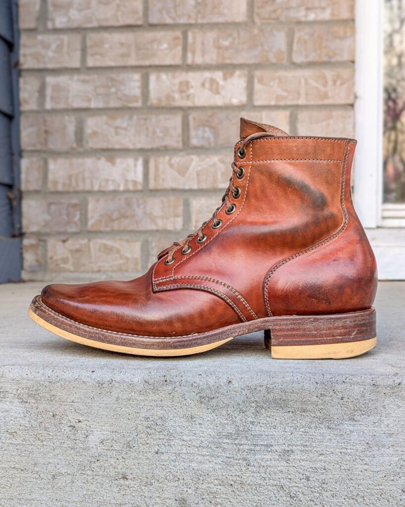 Flame Panda Service Boot—Maryam Natural Horsebutt