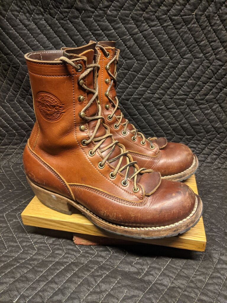 Franks Boots Front Range—Wickett & Craig Chestnut English Bridle