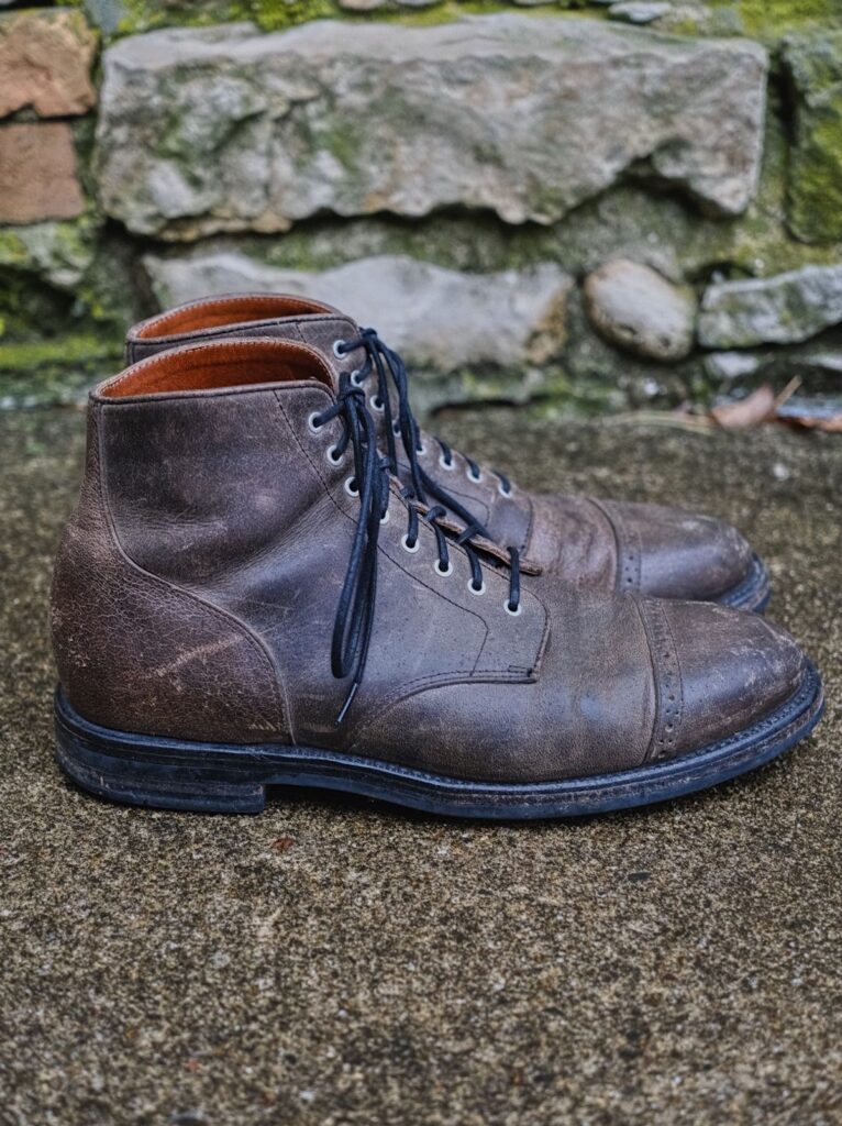 Grant Stone Garrison Boot—Gallun Leathers Teton Waxy Stag