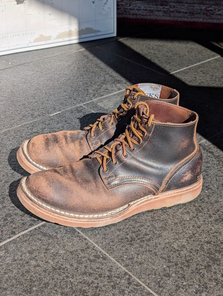 Nicks MTO—Horween Dark Brown Waxed Flesh