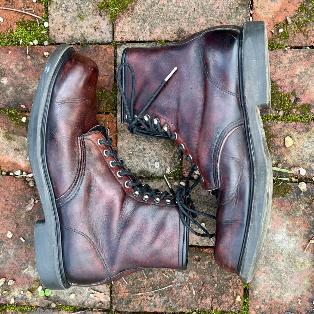 Red Wing 953—Hand-Overdyed Velva Boomer