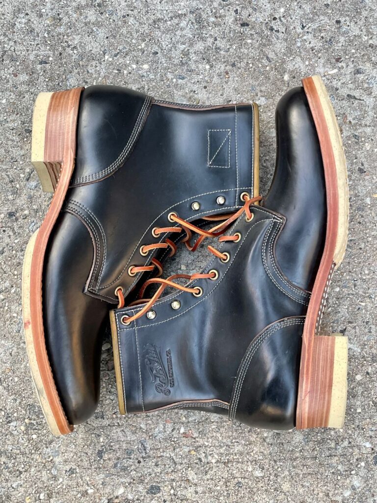 Role Club Underdog—Shinki Hikaku Hand Finished Black Horsehide