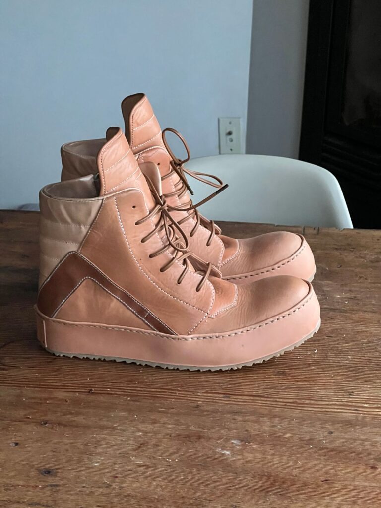 Self-Made Geobasket—Horween Natural Essex + Shell Cordovan