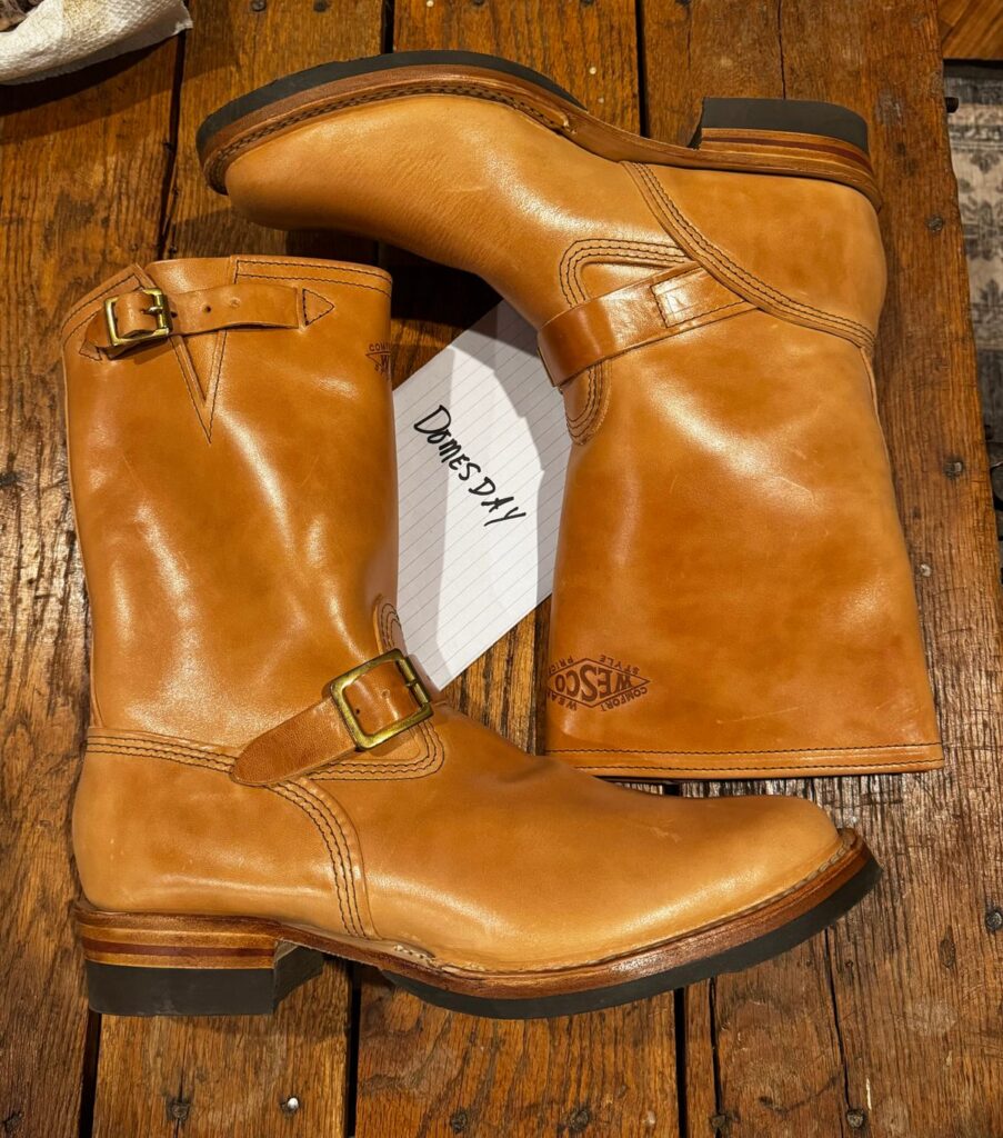 Wesco Mister Lou Engineer Boot—Maryam Natural Horsebutt