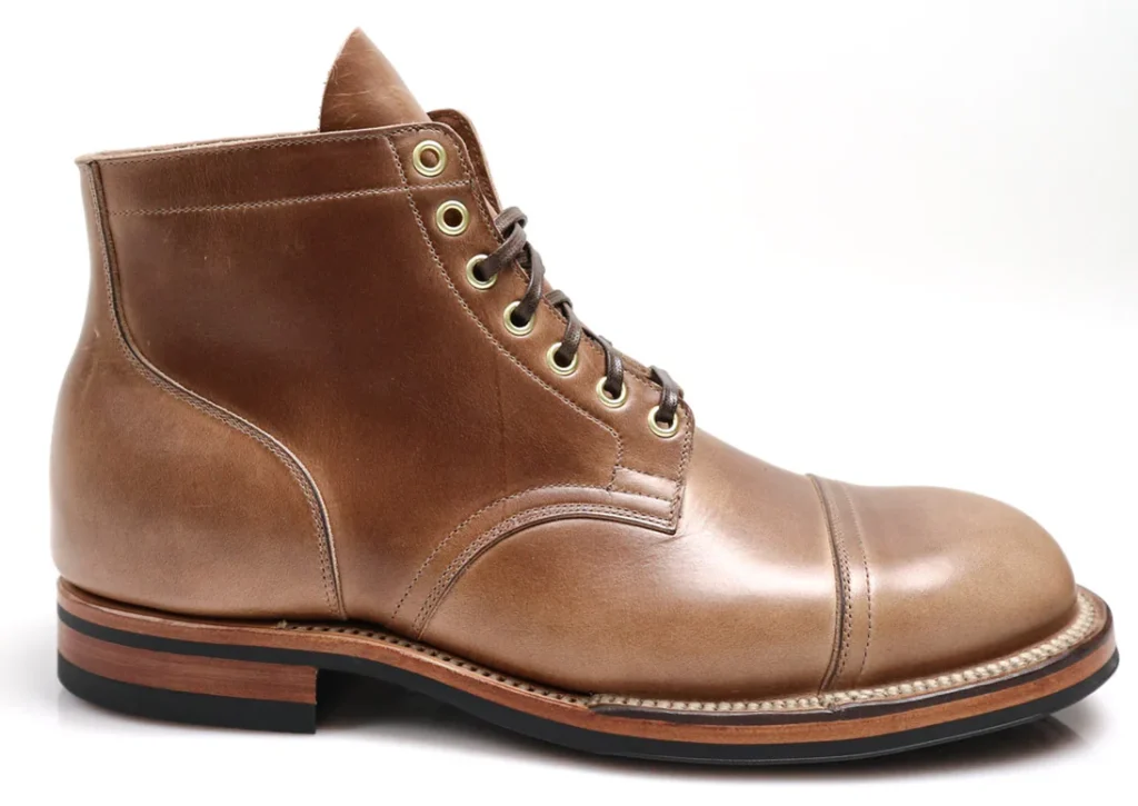 Brooklyn Clothing x Viberg - 1035 Service Boot - Natural Chromexcel