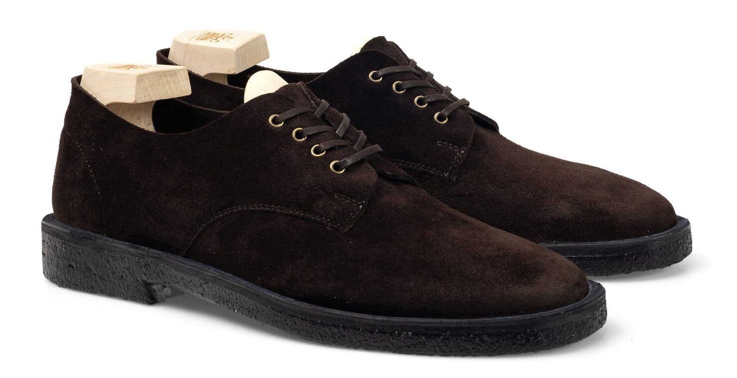 Crown Northampton - Grove Desert Shoe - Brown Kudu Suede