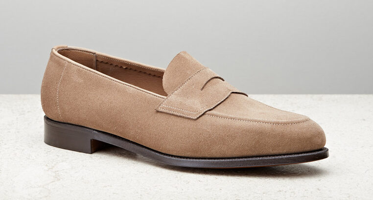 Edward Green - Picadilly Unlined - Mole Suede