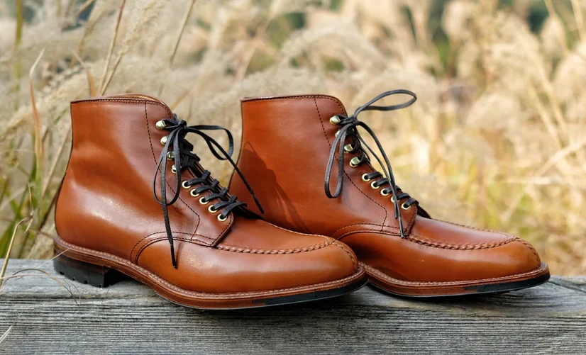 Brogue x Alden - Tanker Boot - Cognac